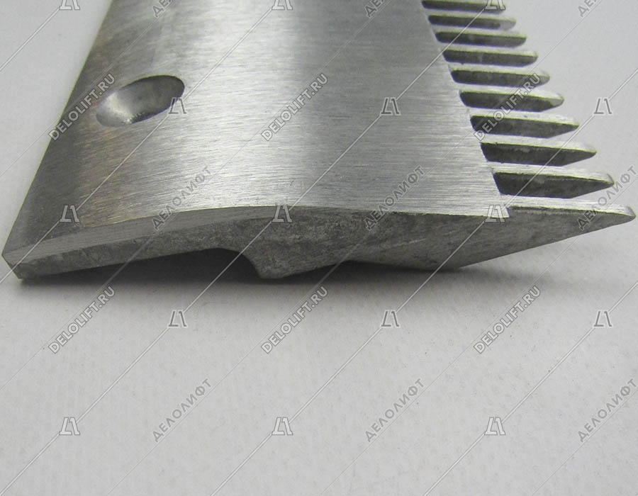 Гребенка входной площадки, SCE, 22 зубца, 198x97 мм, центральная, алюминий