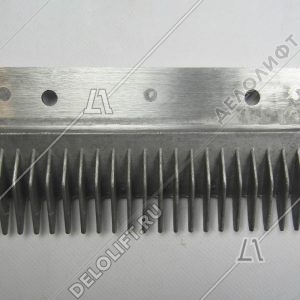 Гребенка входной площадки, SCE, 22 зубца, 198x97 мм, центральная, алюминий