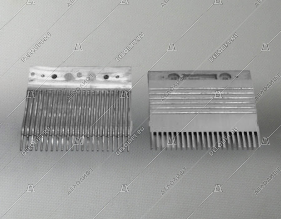Гребенка входной площадки, ECO, 22 зубца, 200x202 мм, центральная, алюминий, тип R3C-C