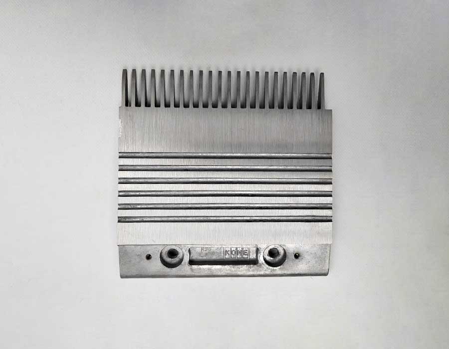 Гребенка входной площадки, ECO, 22 зубца, 202x202 мм, левая, алюминий, тип R3C-B