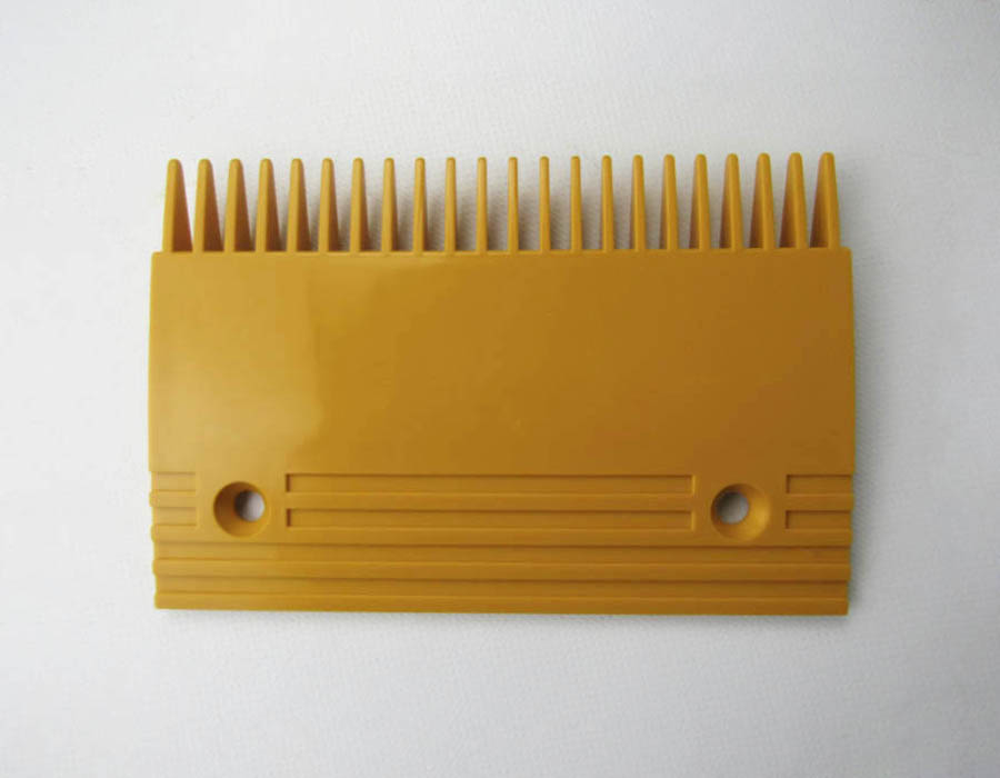 Гребенка входной площадки, TravelMaster, 22 зубца, 197x132 мм, центральная, пластиковая, желтая, тип C