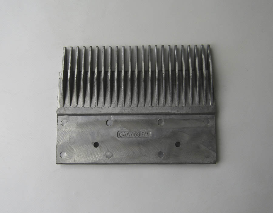 Гребенка входной площадки, 606NCT, 23 зубца, 197x150 мм, левая, алюминий