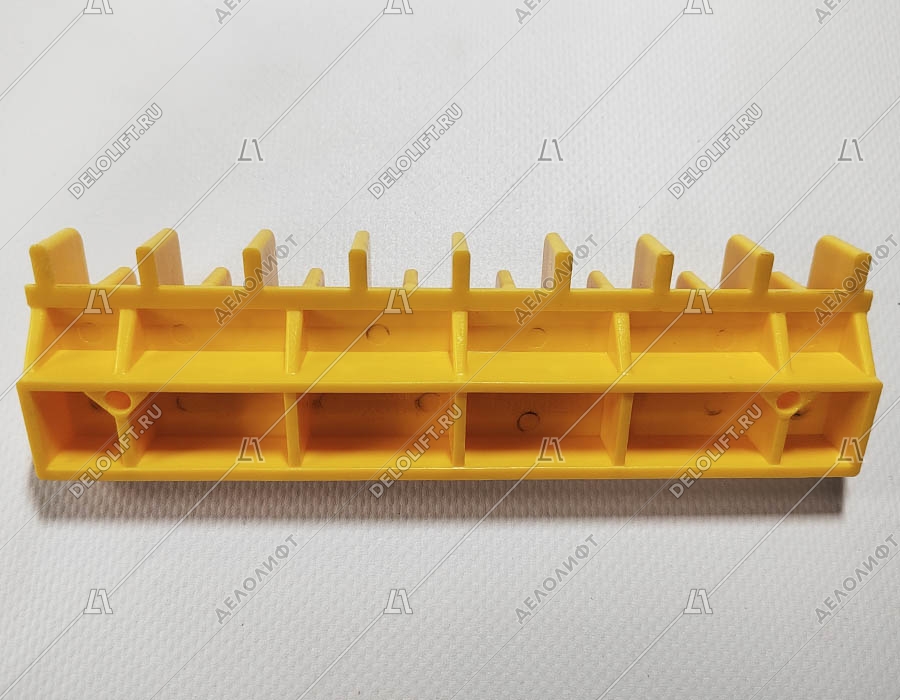 Демаркационная линия, фронтальная, 1200М, 9 зубцов, желтая
