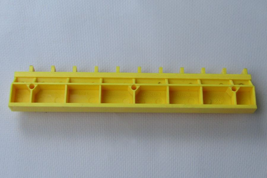 Демаркационная линия, фронтальная, 1200L, 11 зубцов, желтая