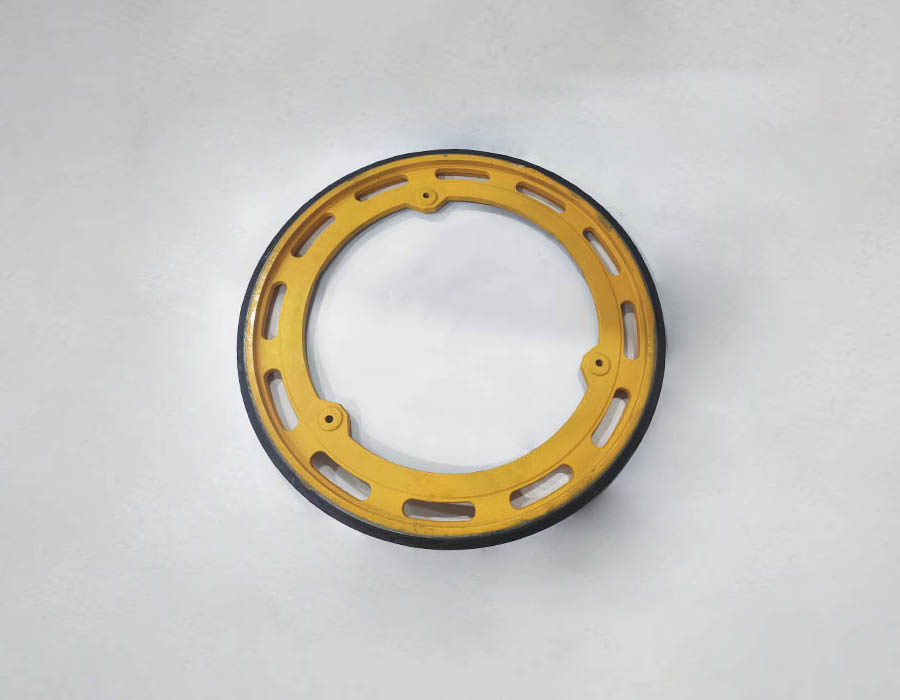 Колесо привода поручня, 557х30 мм, крепление 8 мм