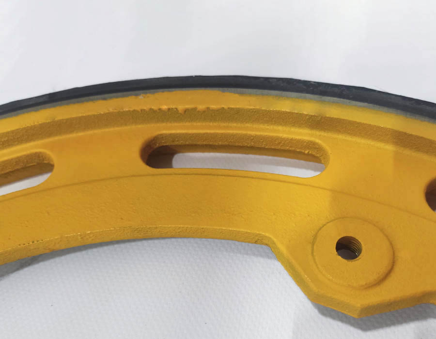 Колесо привода поручня, 557х30 мм, крепление 8 мм