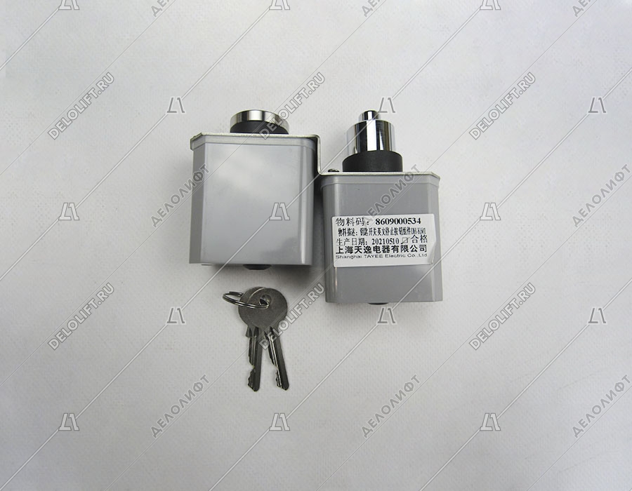 Ключевина пусковая, с кнопкой "стоп", Velino, комплект