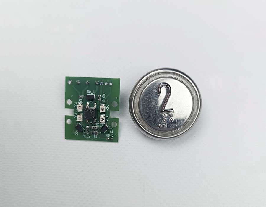 Кнопки лифта 2 этажа ЩЛЗ