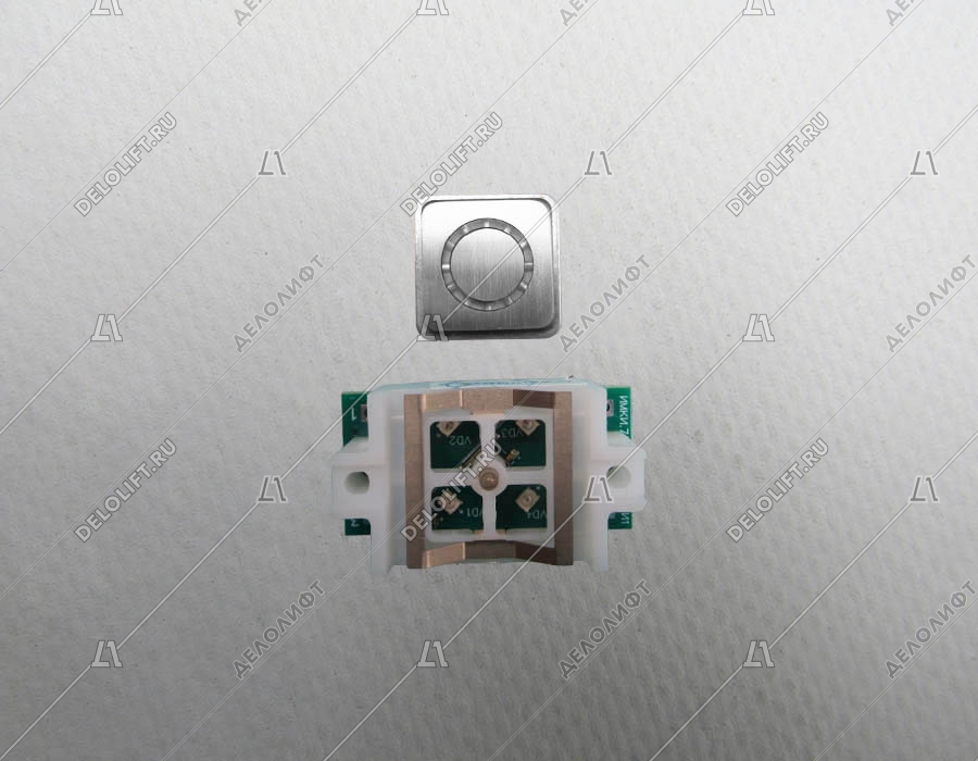 Кнопка вызова/приказа, ВКЛ13А-2, толкатель, пружина