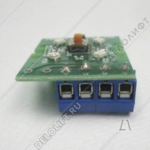 Кнопка вызова/приказа, ВКЛ13А-2-48И, вентилятор, красная подсветка