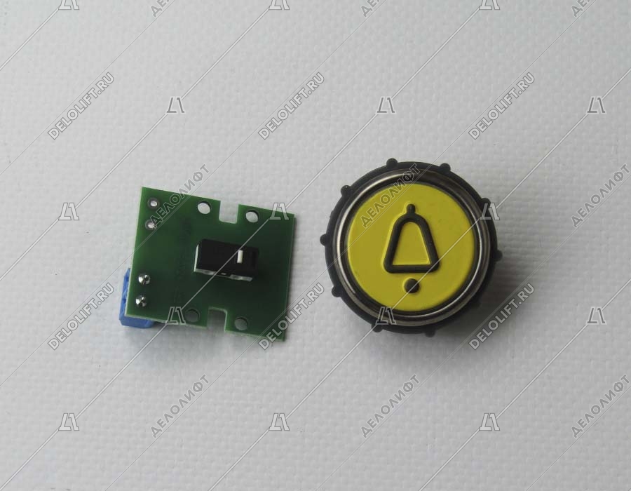 Кнопка вызова/приказа, ВКЛ13А-6-38, Вызов диспетчера, толкатель, пружина