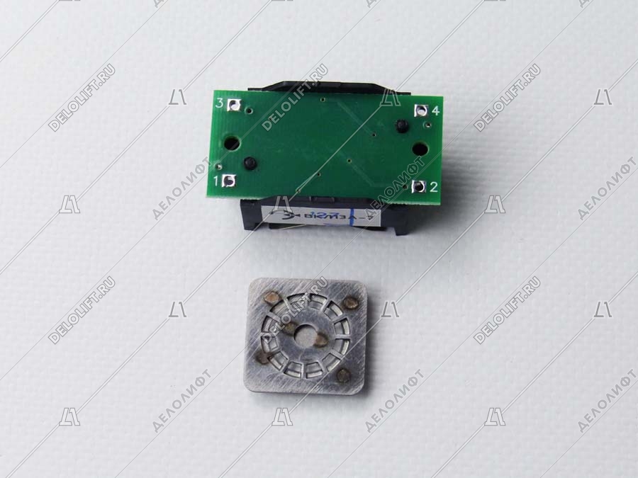 Кнопка вызова/приказа, ВКЛ13А-7, без символов (толкатель, пружина)