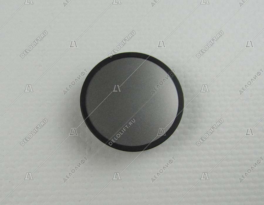 Нажимной элемент кнопки вызова, без символа, чёрный