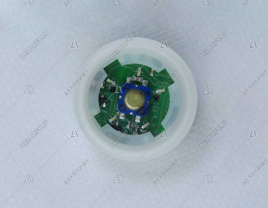 Базовый элемент кнопки приказа, KSS, открывание дверей, белый ободок, янтарная подсветка