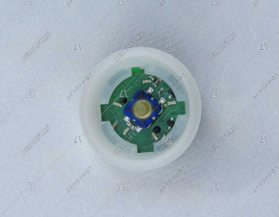 Базовый элемент кнопки приказа, KSS, открывание дверей, белый ободок, янтарная подсветка