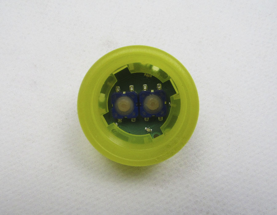 Базовый элемент кнопки приказа KSS, без наружного ободка, янтарная подсветка