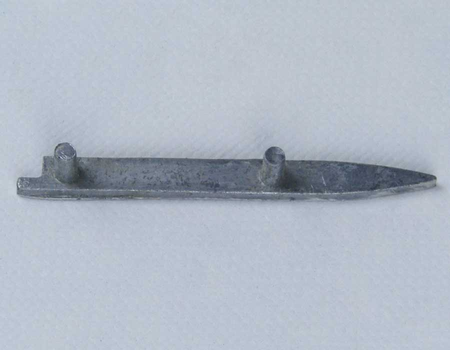 Накладка гребенки, левая (алюминиевая)