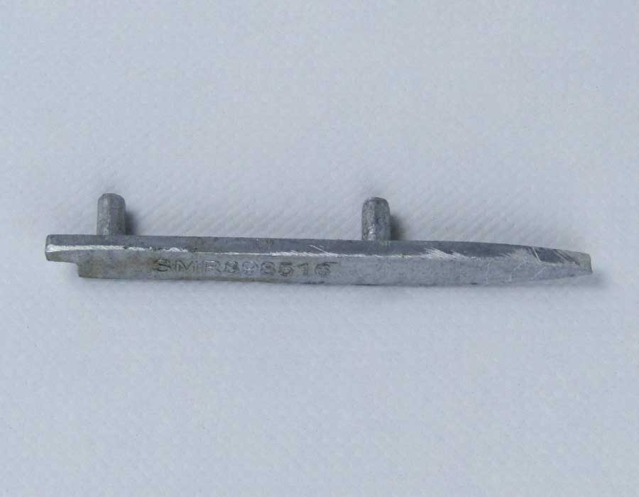 Накладка гребенки, левая (алюминиевая)