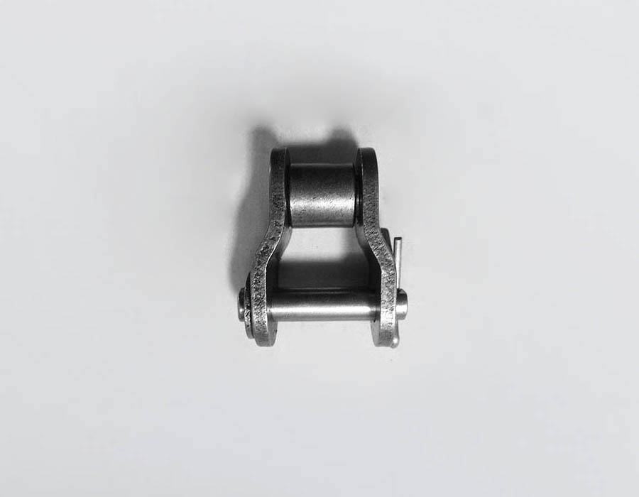 Переходное звено, однорядной цепи привода поручня эскалатора, шаг - 25,4 мм, тип B