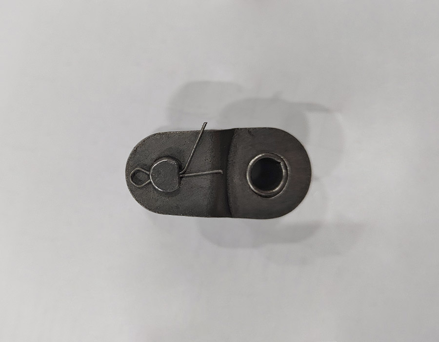 Переходное звено, однорядной цепи привода поручня эскалатора, шаг - 25,4 мм, тип A