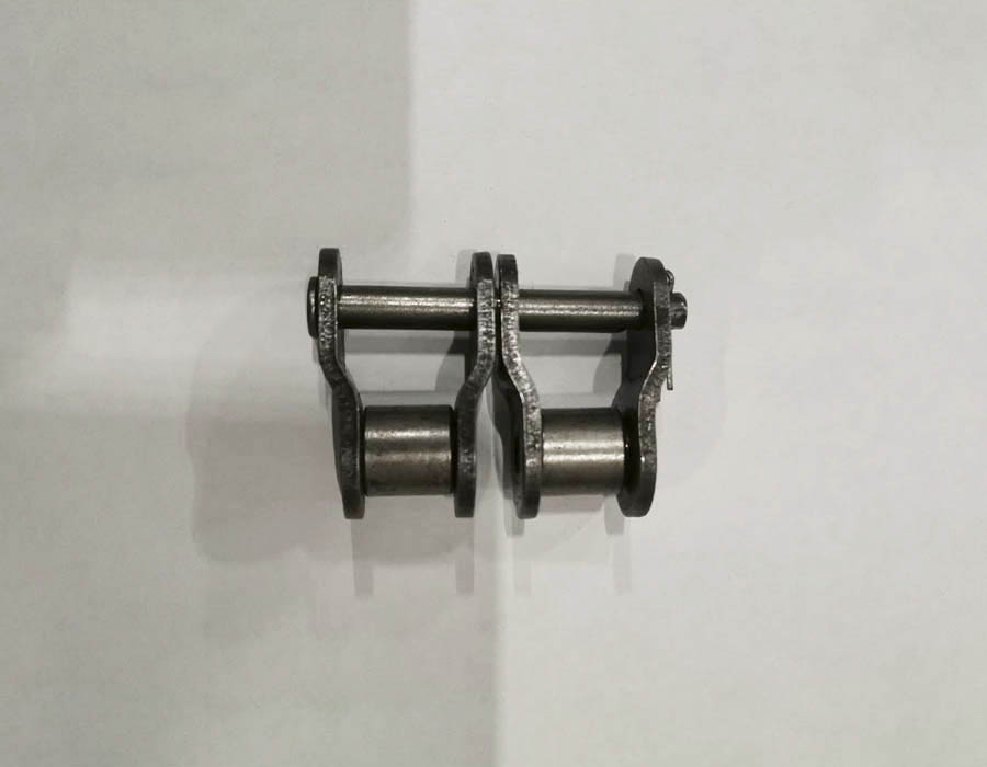 Переходное звено, двухрядной цепи привода поручня эскалатора, шаг - 31,75 мм, тип A