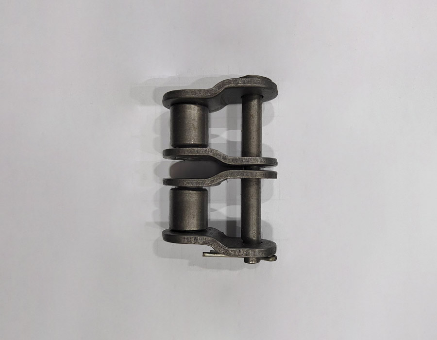 Переходное звено, двухрядной цепи привода поручня эскалатора, шаг - 25,4 мм, тип B