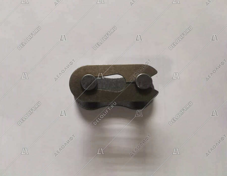 Соединительное звено, однорядной цепи привода поручня эскалатора, шаг - 31,75 мм, тип B