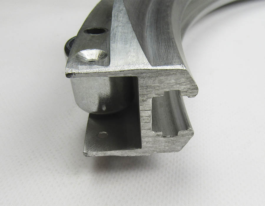 Алюминиевая основа огибающего участка в сборе с роликами, 510/506 NCE, 606 NCT, 17 роликов, 660 мм