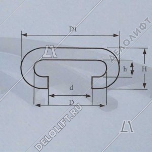 Поручень эскалатора, FT-300, 88x40x35 мм