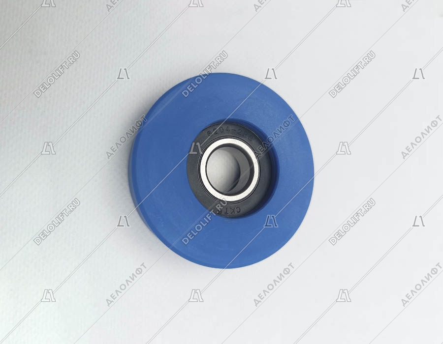 Ролик цепи/ступени, D-80 мм, W-25 мм, d-20 мм, 6204 2RS