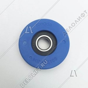 Ролик цепи/ступени, D-80 мм, W-25 мм, d-20 мм, 6204 2RS