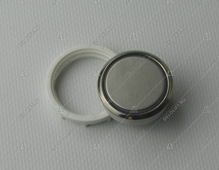 Кнопка вызова/приказа, Achille, без символов, красная подсветка (разъем MLK)