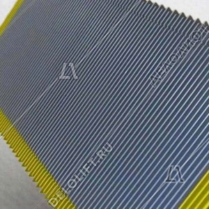 Ступень эскалатора, 800 мм, диаметр роликов - 75 мм, окрашенная (серебро), 3 линии демаркации