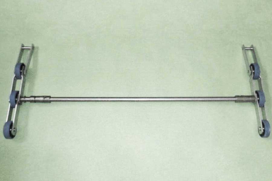 Цепь ступеней/тяговая, 506NCE, шаг - 135,73 мм, ролик - 76,2x22 мм, палец - 12,7/12,7 мм, ось - 1000 мм, 127 kN (комплект на 6 ступеней)