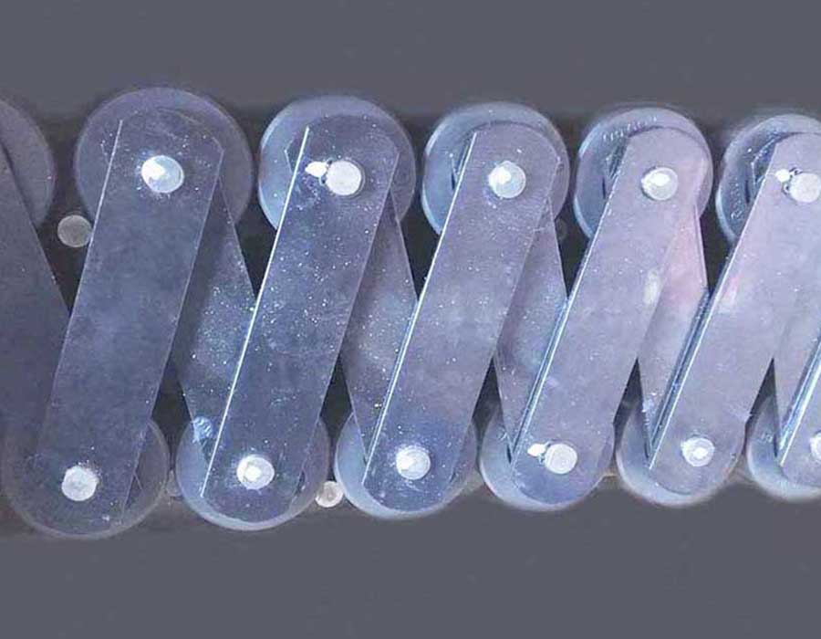 Цепь ступеней/тяговая, шаг - 133,33 мм, ролик - 70x25 мм, палец - 84,7x14,63/14,63 мм, 180 kN