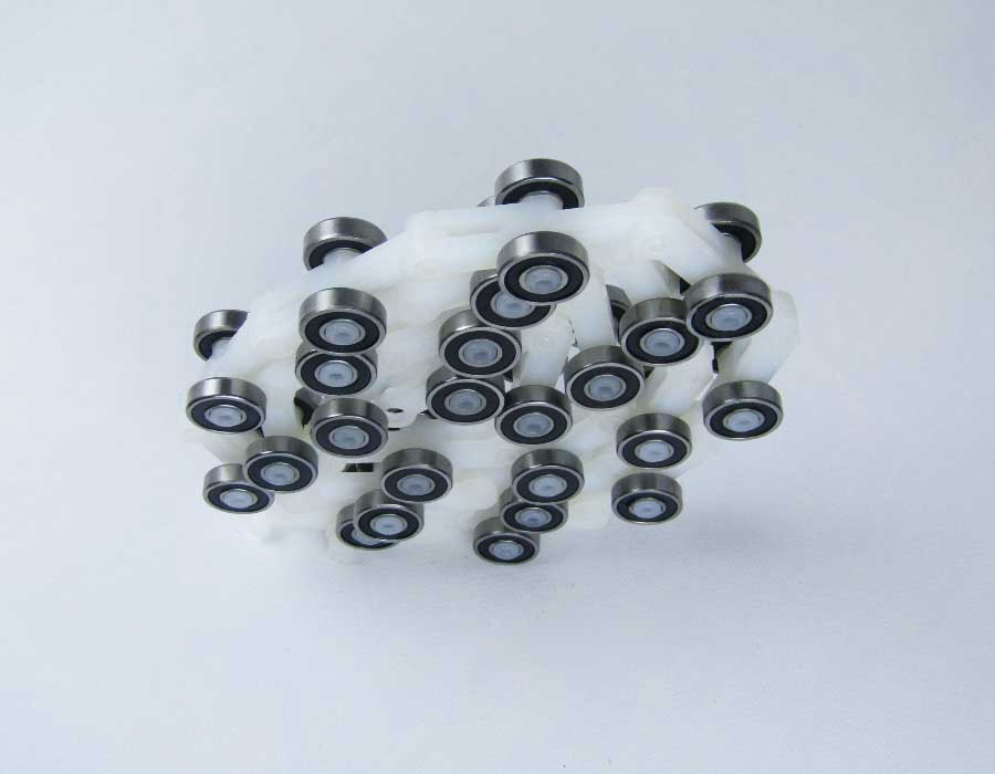 Цепь отклоняющая/огибающая/обводная, 23 звена, двойная вилка