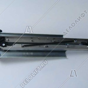 Отводка привода ДК, с алюминиевыми "лыжами", левая (новый тип)