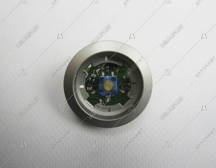 Базовый элемент кнопки вызова, вверх, без ободка, янтарная подсветка