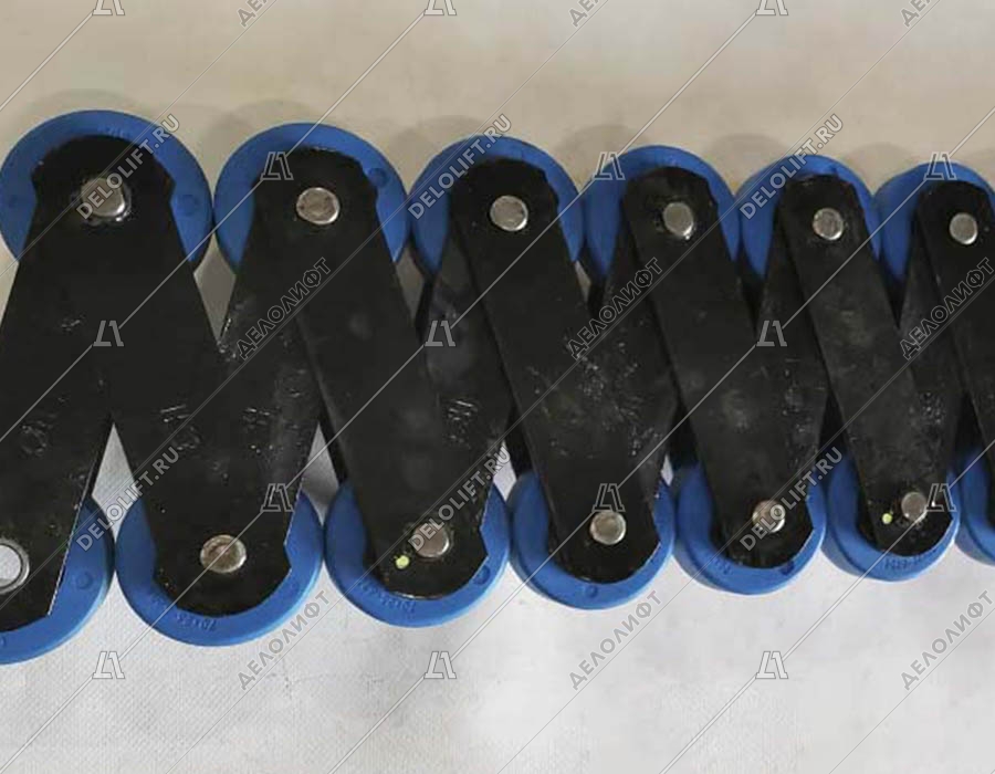 Цепь ступеней/тяговая, ST-133, шаг - 133,33 мм, ролик - 70х25 мм, палец - 84,7x14,63/14,63 мм, 180 kN (комплект на 6 ступеней)