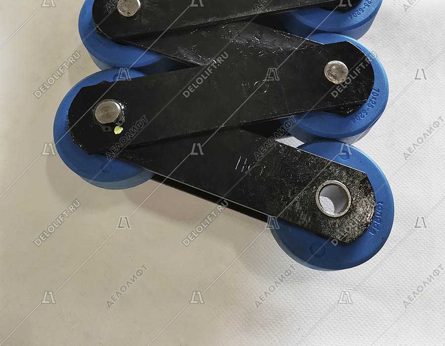 Цепь ступеней/тяговая, ST-133, шаг - 133,33 мм, ролик - 70х25 мм, палец - 84,7x14,63/14,63 мм, 180 kN (комплект на 6 ступеней)