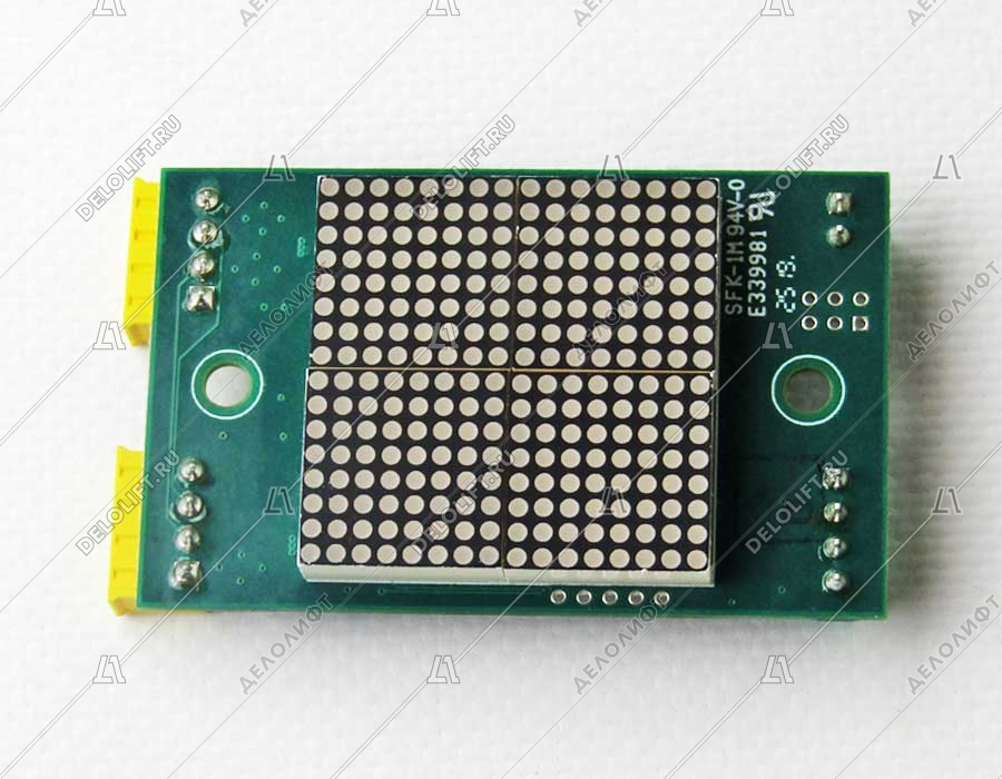 Плата индикатора, MLC, LC100-M6R, красная подсветка