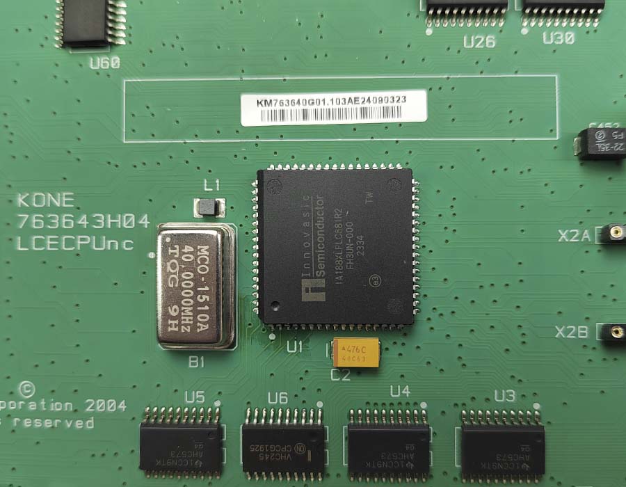 Плата станции управления, LCECPU NC (Плата 375)