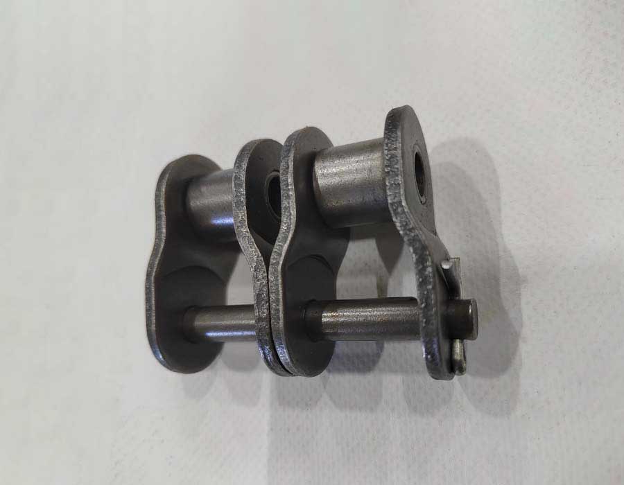 Переходное звено, двухрядной цепи привода поручня эскалатора, шаг - 31,75 мм, тип A, усиленное (HY)