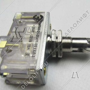 Микропереключатель, МП45-21-20411-00УХЛ3, толкатель с роликом, 1НО+1НЗ, двухполюсный, аналог ВП73-10432-00