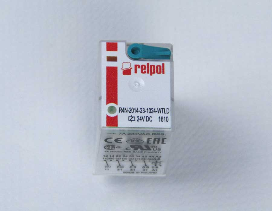 Реле промежуточное, 6А, 24VDC, R4N-2014-23-1024-WTLD