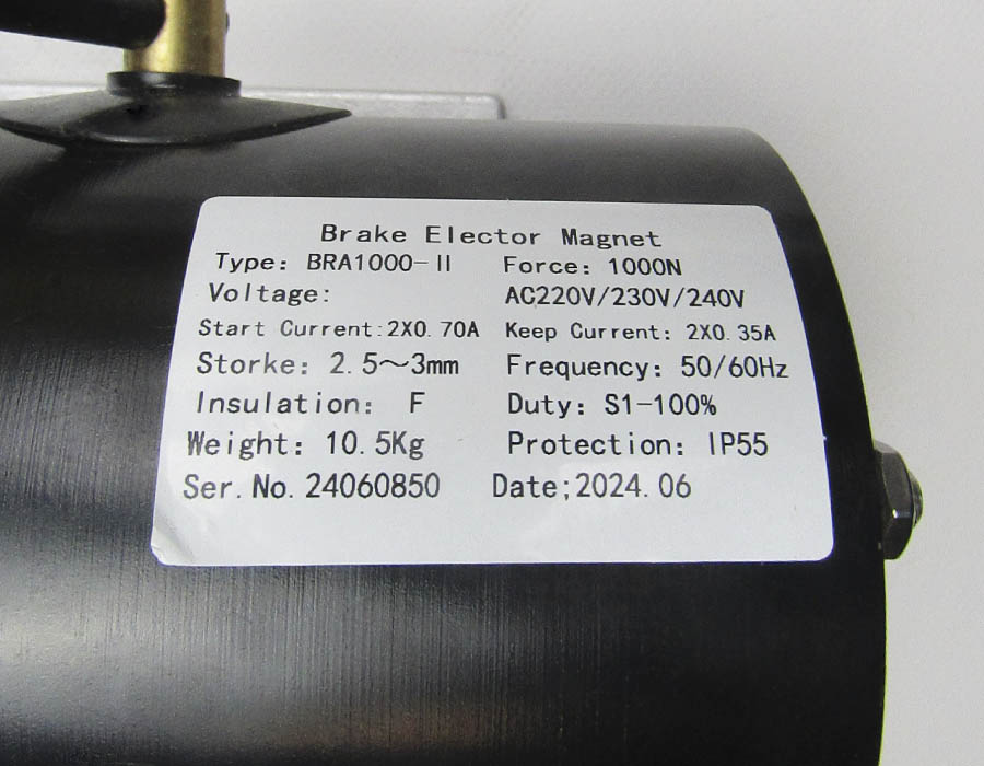 Электромагнит тормоза, BRA1000-II, 50/60 Гц, 1000N, 220-230VAC