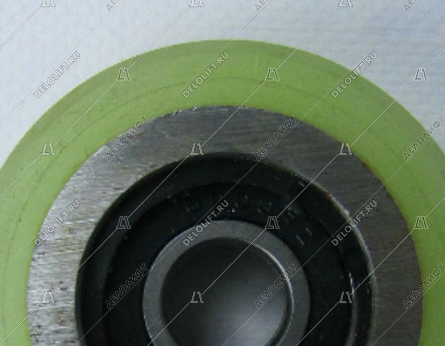 Ролик башмака кабины/противовеса, Gen2, D - 76 мм , d - 17 мм, W - 22 мм (оригинал)