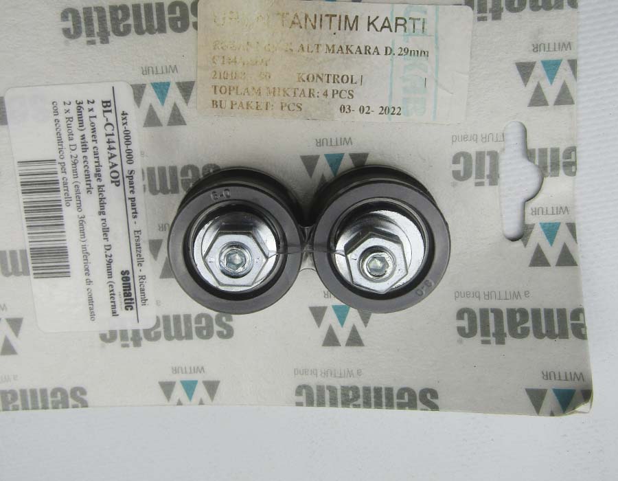 Контр-ролик трека, D - 36 мм, внешний, с эксцентриком