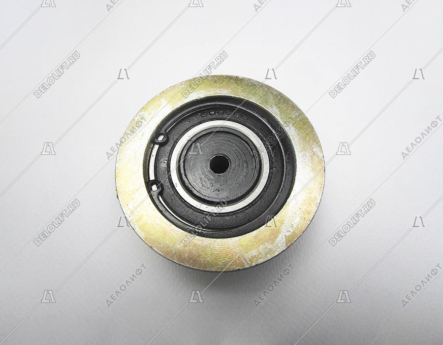 Ролик каретки дверей кабины, DO2000, D2200, TECHNA, D - 76 мм, H - 20 мм, резиновая поверхность