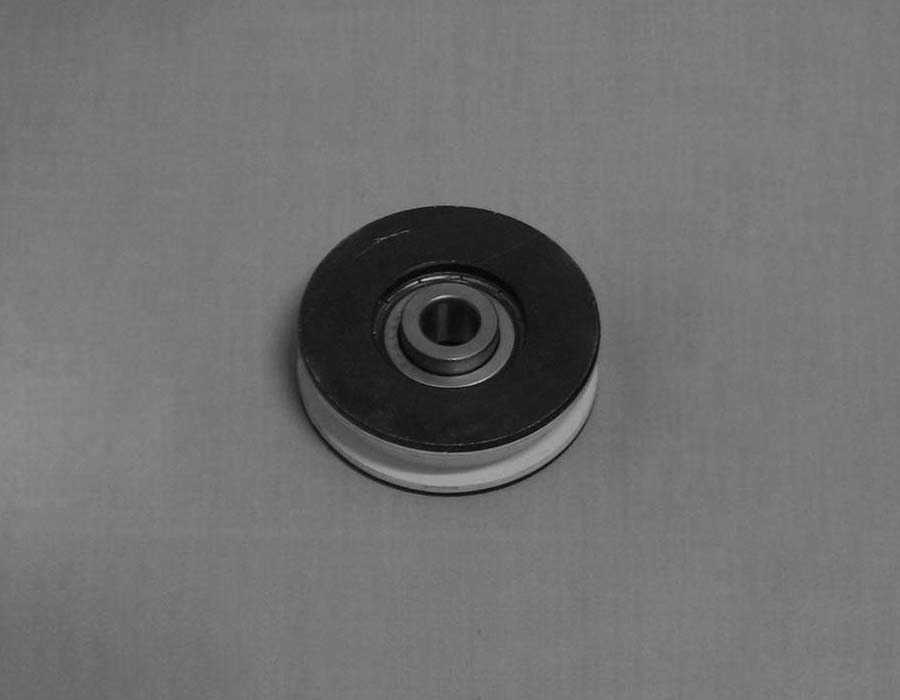 Ролик каретки дверей, PAX, AT120, D - 55 мм, d - 10 мм, H - 16 мм, h - 8 мм, с втулкой (Китай)